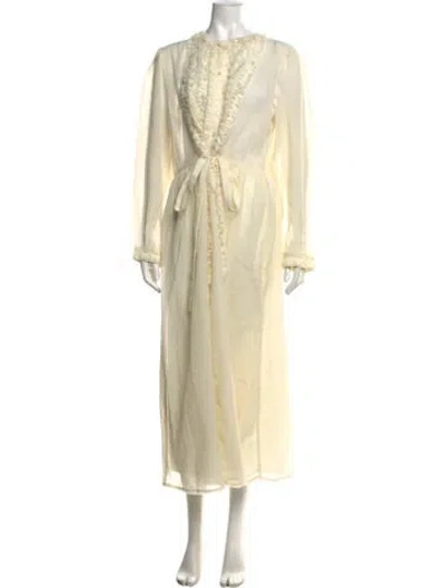 Pre-owned Ulla Johnson Wool Long Dress W/ Tags In Neutrals