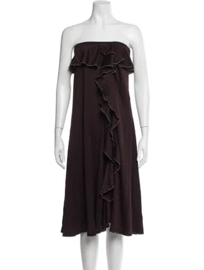 Pre-owned Ulla Johnson Wool Midi Length Skirt In Multicolor