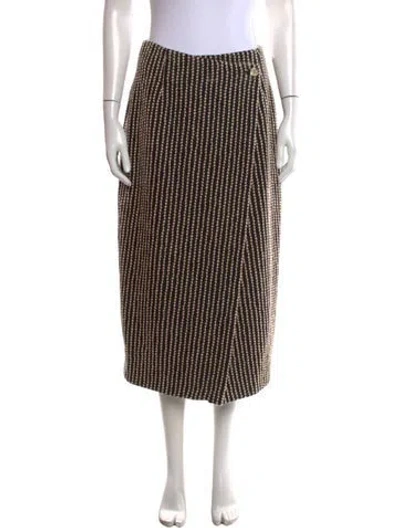 Pre-owned Ulla Johnson Wool Midi Length Skirt In Multicolor