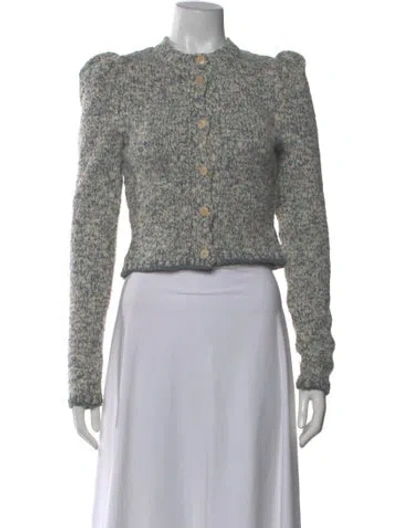 Pre-owned Ulla Johnson Wool Printed Sweater In Blue