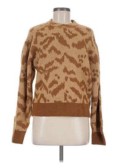 Pre-owned Ulla Johnson Wool Pullover Sweater In Brown