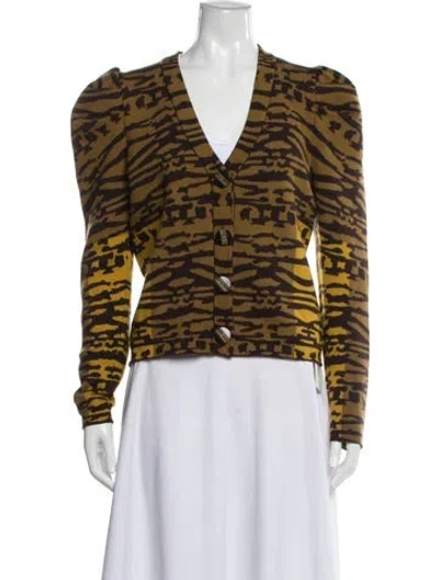 Pre-owned Ulla Johnson Wool Striped Sweater In Multi