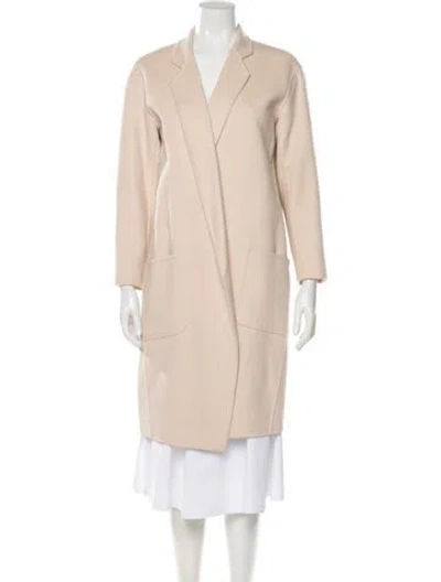 Pre-owned Ulla Johnson Wool Trench Coat In Pink