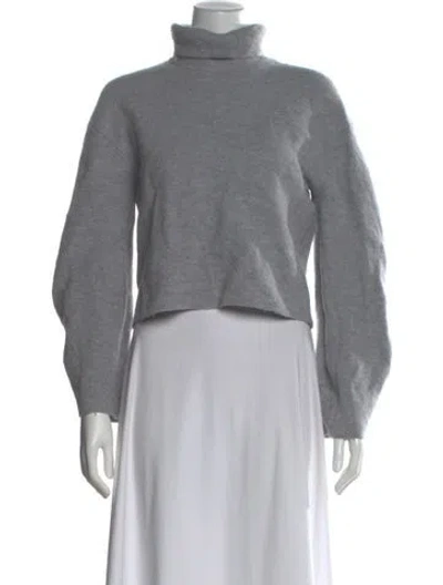 Pre-owned Ulla Johnson Wool Turtleneck Sweater In Gray