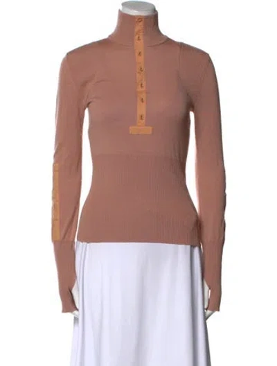 Pre-owned Ulla Johnson Wool Turtleneck Sweater In Pink