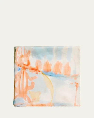 Ulla Johnson X Helen Frankenthaler Silk Twill Scarf In Multi