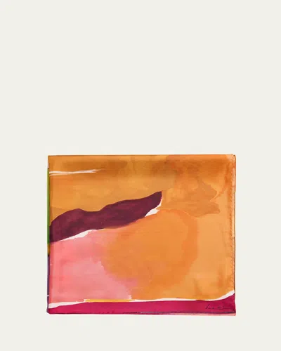 Ulla Johnson X Helen Frankenthaler Silk Twill Scarf In Multi