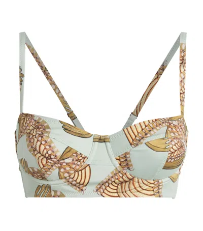Ulla Johnson Zahara Balconette Bikini Top In White
