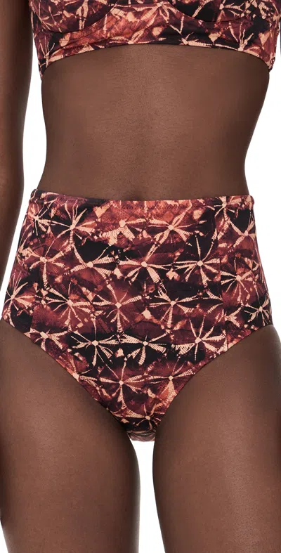 Ulla Johnson Zahara Bikini Bottoms Sumac In Multi