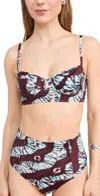 Ulla Johnson Zahara Bikini Top Pietra