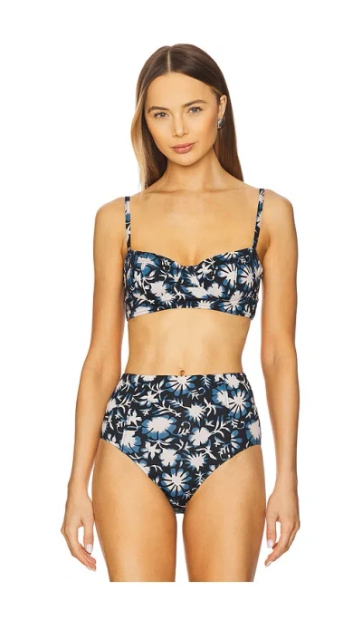 Ulla Johnson Zahara Bikini Top In Sun Print