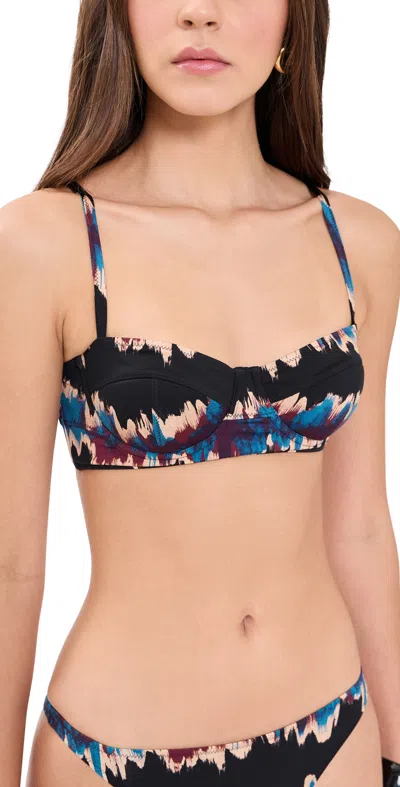 Ulla Johnson Zahara Bra Bikini Top Alloy