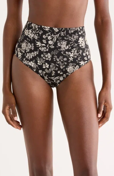 Ulla Johnson Zahara High Waist Bikini Bottoms In Black