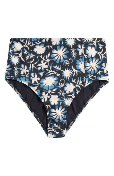 Ulla Johnson Zahara High Waist Bikini Bottoms In Sun Print