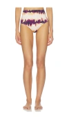 Ulla Johnson Zahara High Waisted Bikini Bottom In Multi