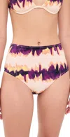 Ulla Johnson Zahara High Waisted Bikini Bottom In Quarry