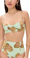 Ulla Johnson Zahara Bikini Top In Multi