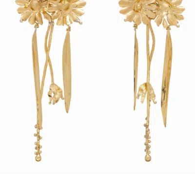 Ulla Johnson Zayin Earring In Brass In Multi