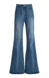 Ulla Johnson Zephyr High-rise Denim Flared Jeans In Blue