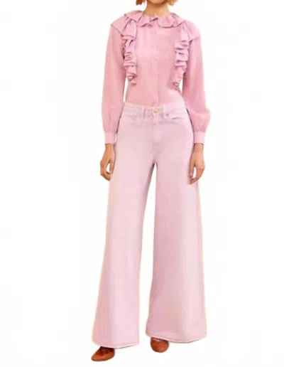 Ulla Johnson Zephyr Jean In Wisteria In Pink