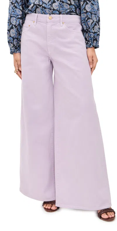 Ulla Johnson Zephyr Jeans Wisteria In Purple
