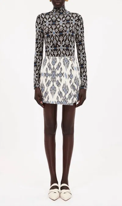 ULLA JOHNSON ZINA SKIRT IN CELESTE