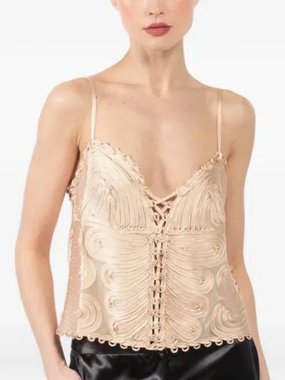 Ulla Johnson Zina Top In Neutral