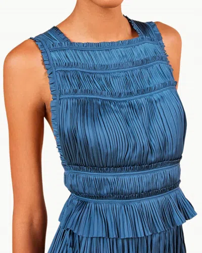 Ulla Johnson Ziva Square Neckline Top In Neptune