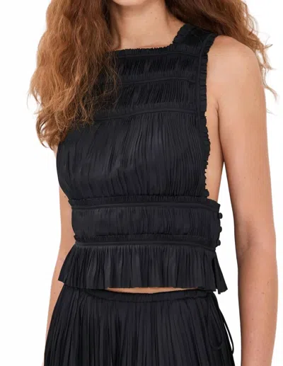 Ulla Johnson Ziva Top In Noir In Black