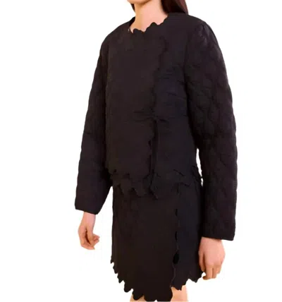 Ulla Johnson Zofia Quilted Jacket In Noir In Black