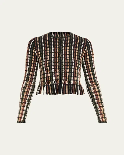 Ulla Johnson Zora Knit Cardigan In Noctis