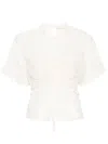 Ulla Johnson Cari Crochet-panelling Blouse In White
