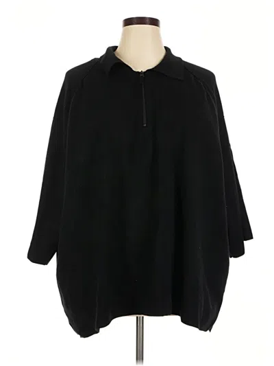 Pre-owned Ulla Popken 3/4 Sleeve T-shirt In Black