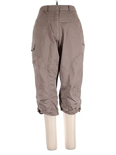 Pre-owned Ulla Popken Cargo Pants In Brown