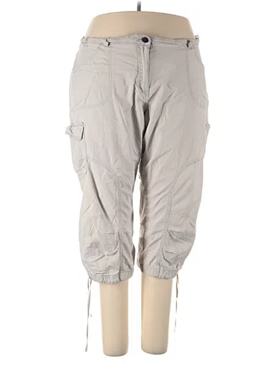 Pre-owned Ulla Popken Cargo Pants In Gray