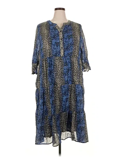 Pre-owned Ulla Popken Casual Dress In Blue