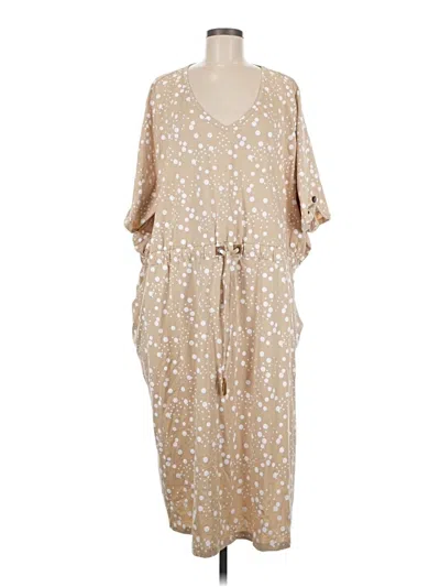 Pre-owned Ulla Popken Casual Dress In Tan
