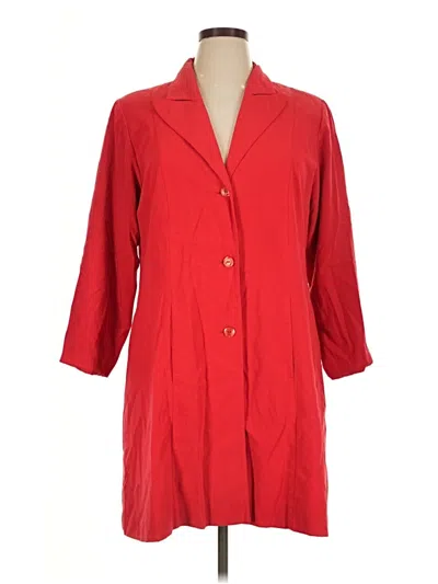 Pre-owned Ulla Popken Coat In Red