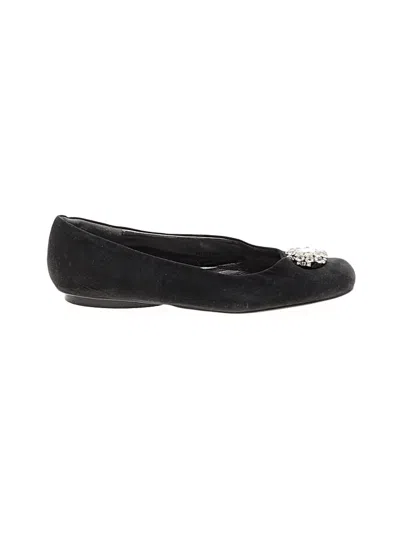 Pre-owned Ulla Popken Flats In Black