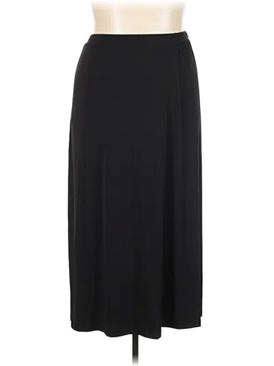 Pre-owned Ulla Popken Formal Skirt In Black