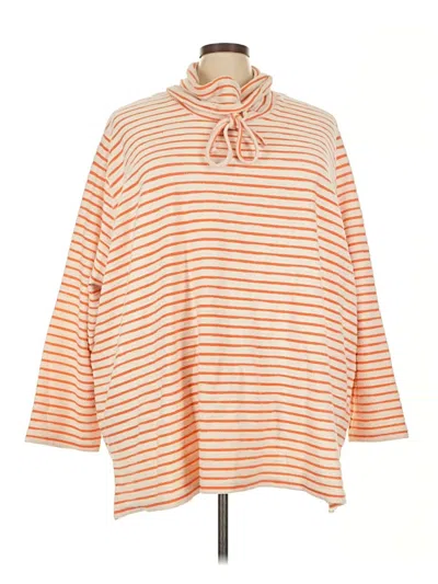 Pre-owned Ulla Popken Poncho In Orange