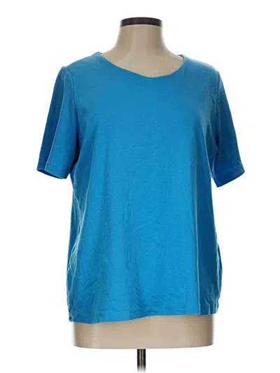 Pre-owned Ulla Popken Short Sleeve T-shirt In Blue