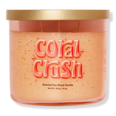Ulta Beauty Collection Coral Crush 3-wick Scented Candle In Multi