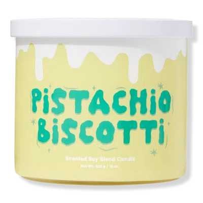 Ulta Beauty Collection Pistachio Biscotti 3-wick Scented Candle In Multi