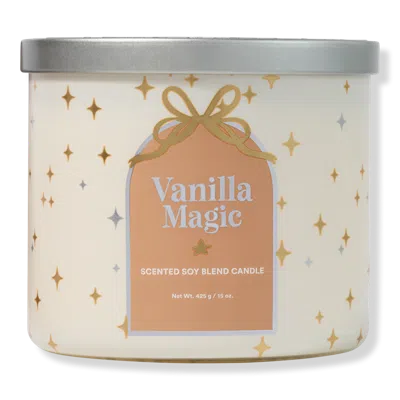 Ulta Beauty Collection Vanilla Magic 3-wick Scented Candle In Neutral