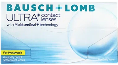 Ultra Bausch + Lomb  For Presbyopia - Monthly 6 Pack Contact Lenses