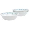 Ultra By Gibson Piper Point 4 Piece 7.5 Inch Round Tempe Opal Glass Bowl Set In Blue
