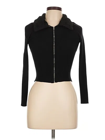 Pre-owned Ultra Flirt Cardigan Sweater In Black