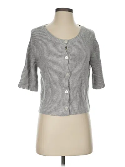 Pre-owned Ultra Flirt Cardigan Sweater In Gray
