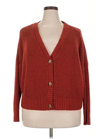 Pre-owned Ultra Flirt Cardigan Sweater In Orange